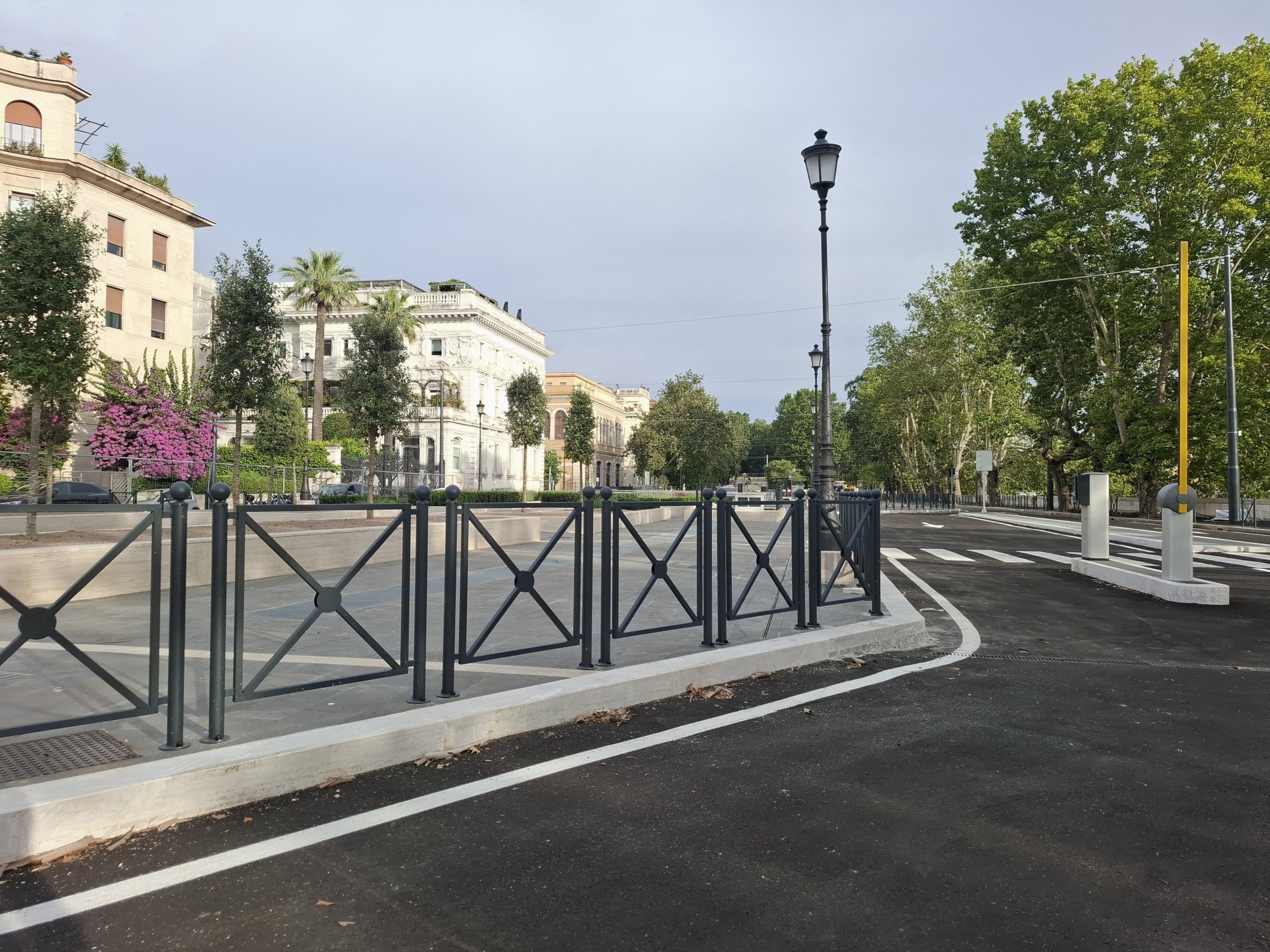 AdB Parking Corsia di uscita verso il Lungotevere Arnaldo da Brescia